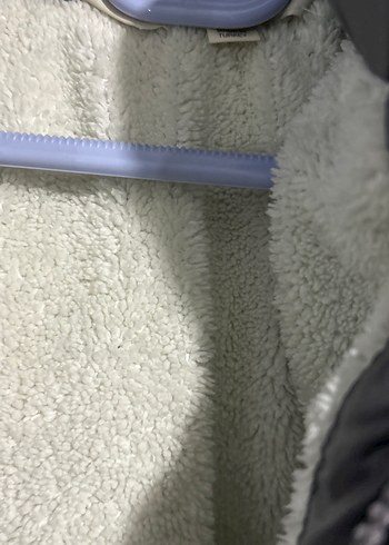 HelloBaby Gri Erkek Çocuk Kürklü Fermuarlı Mont