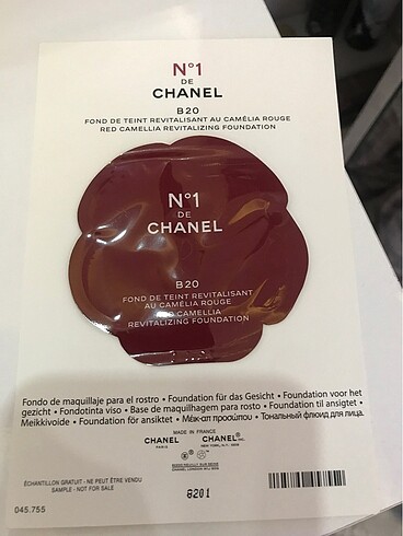 Chanel Chanel fondoten açık renk
