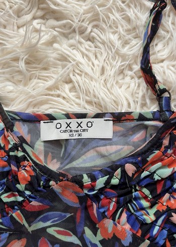 Çok Renkli Askılı Mini Bluz - Görsel 6