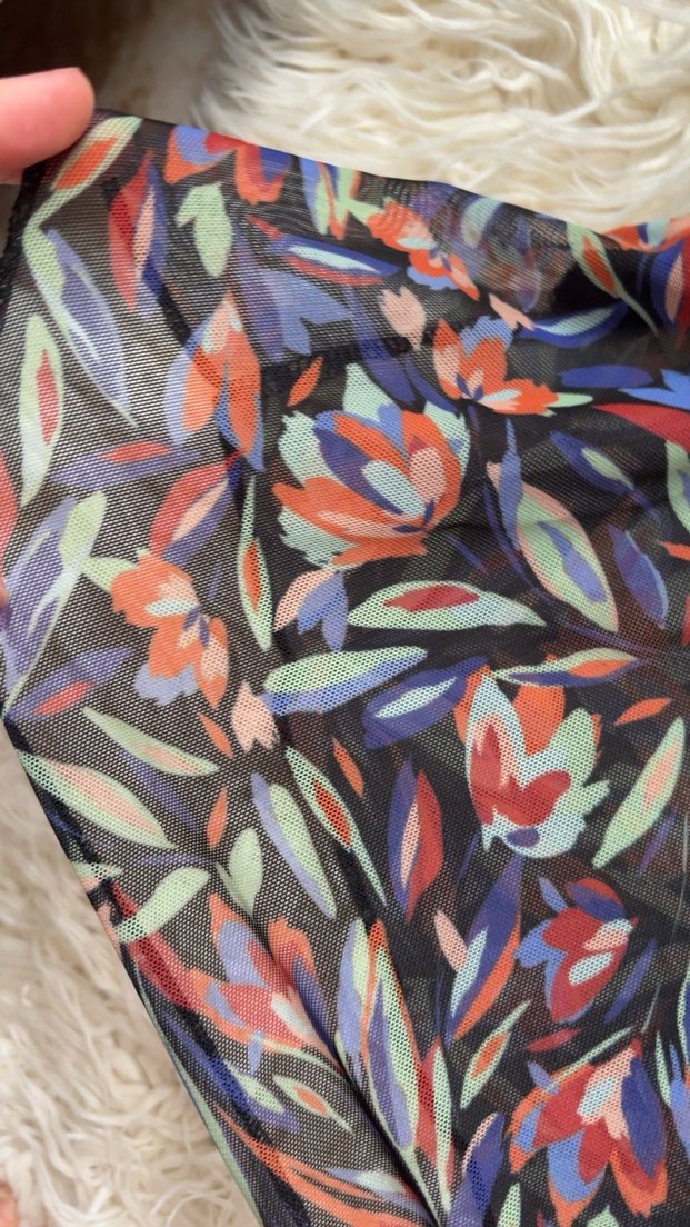 Çok Renkli Askılı Mini Bluz - Görsel 4