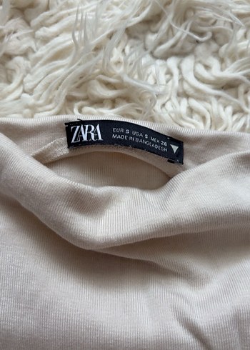 Zara Pamuk Bej Bluz - Görsel 2