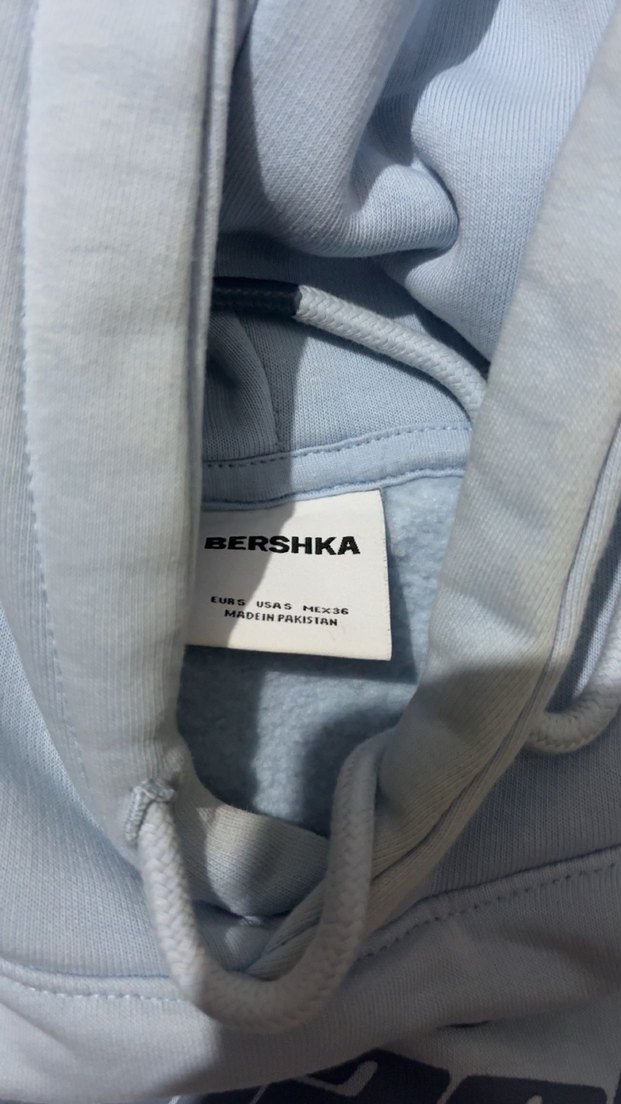 Bebek Mavisi Bershka Sweatshirt - Görsel 2