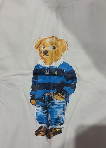 Baskılı Beyaz Tişört - Görsel 2