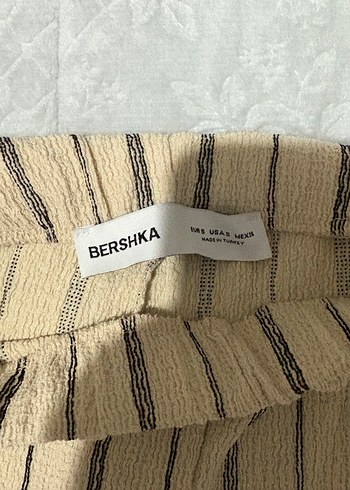 Çizgili Rahat Kesim Bershka Pantolon - Görsel 3