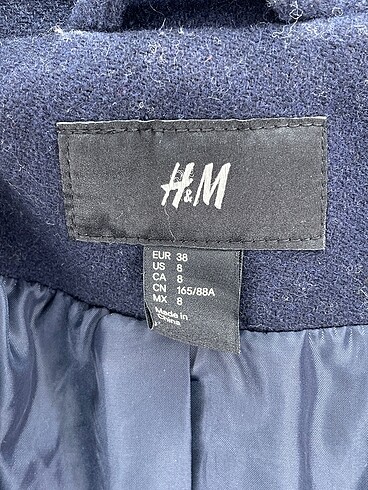 38 Beden lacivert Renk H&M Kaban %70 İndirimli.