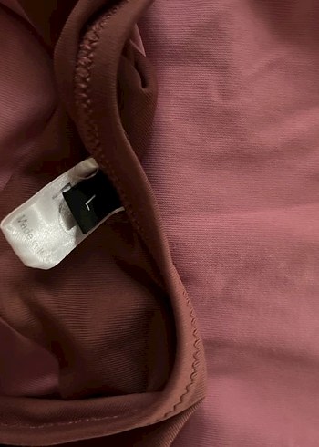 Bordo Pembe Bohem Tarzı Askılı Mayo - Görsel 5