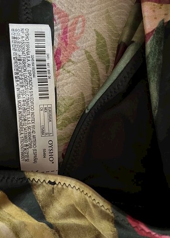 Bohem Çok Renkli Uzun Kesim Mayo - Görsel 6