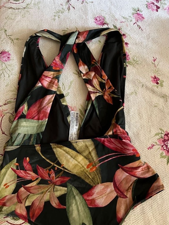 Bohem Çok Renkli Uzun Kesim Mayo - Görsel 4