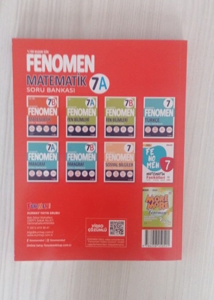 Fenomen Yayınları 7.sınıf 7A Matematik Soru Bankası - Görsel 2