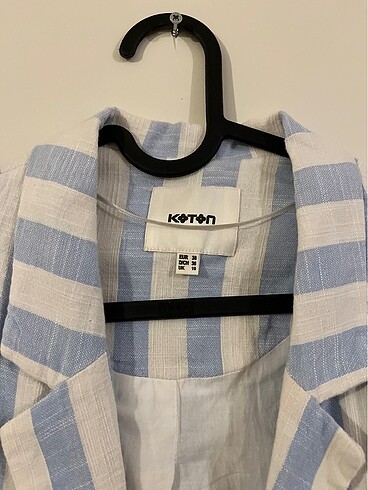 Koton Keten astarlı blazer ceket 38 beden koton marka