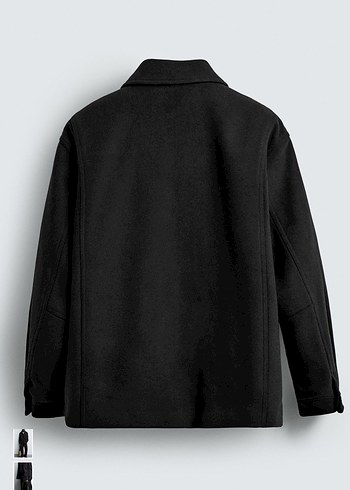 zara regural fit cepli kaban - Görsel 10