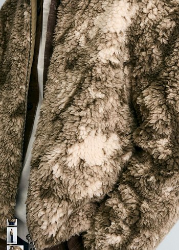 zara desenli suni ceket - Görsel 2