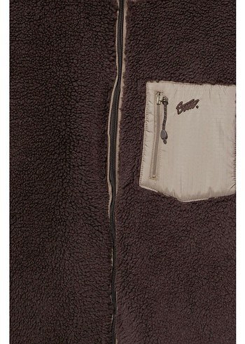 pull bear suni yünlü kombin ceket - Görsel 3