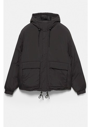 pull bear kısa şişme ceket - Görsel 8