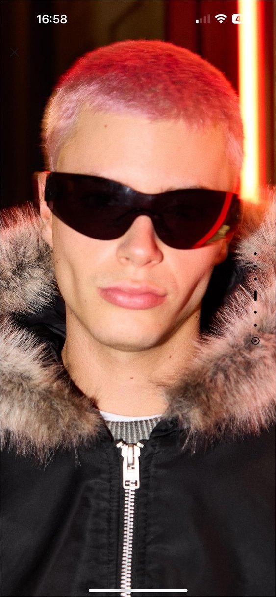 bershka suni kürk yakalı teknik ceket - Görsel 4