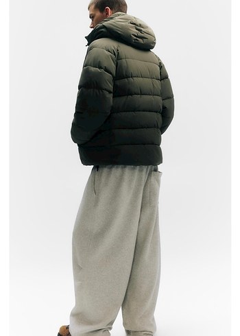 kapüşonlu şişme stwd mont - Görsel 6