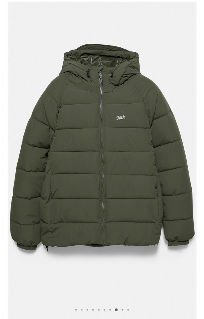 kapüşonlu şişme stwd mont - Görsel 5