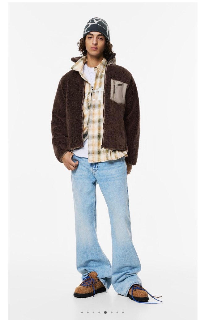 pull bear suni yünlü kombin ceket — görsel 6/7