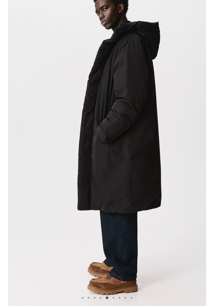 pull bear uzun şişme kaban - Görsel 5