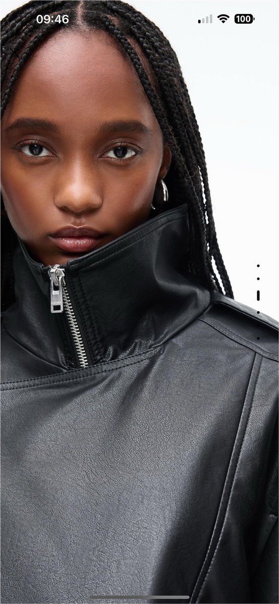 bershka kemerli suni deri ceket - Görsel 5