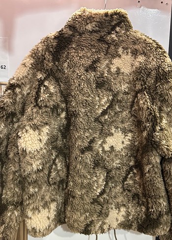 zara suni yünlü ceket - Görsel 2