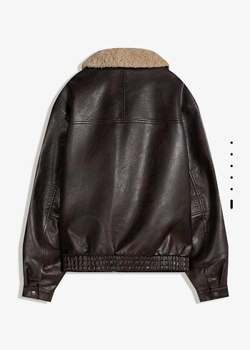 bershka suni deri ceket - Görsel 2