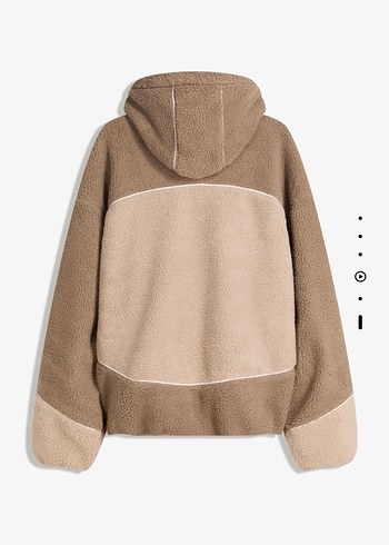 bershka suni yünlü ceket  - Görsel 2