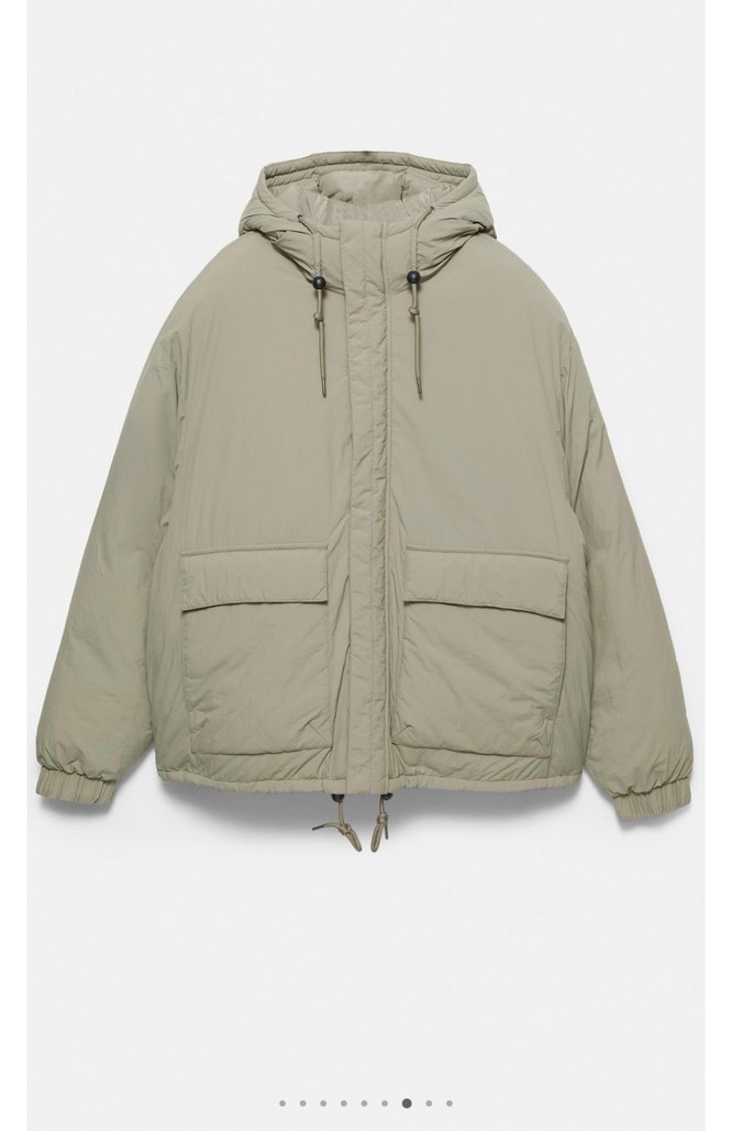 pull bear kısa şişme ceket - Görsel 4