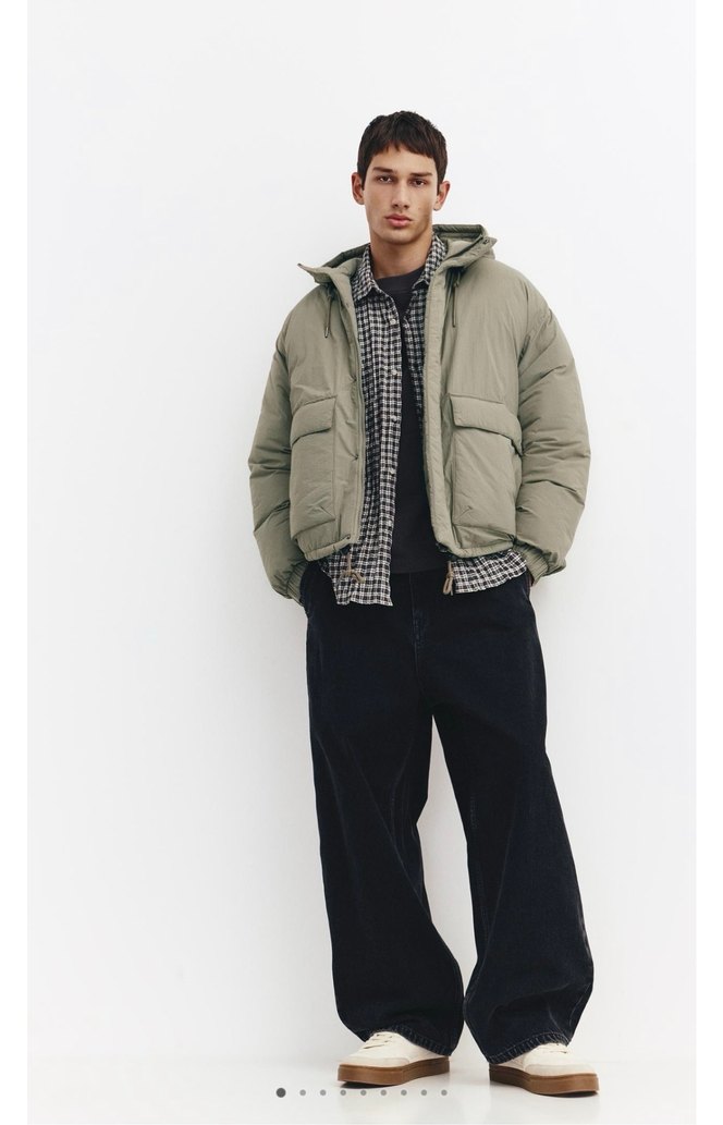 pull bear kısa şişme ceket - Görsel 2