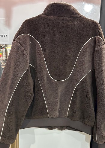 zara suni yünlü ceket - Görsel 2