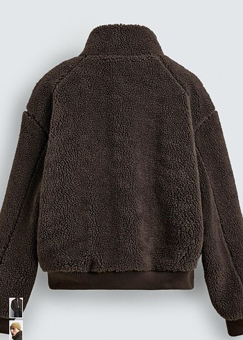 zara suni yün etkili ceket - Görsel 7