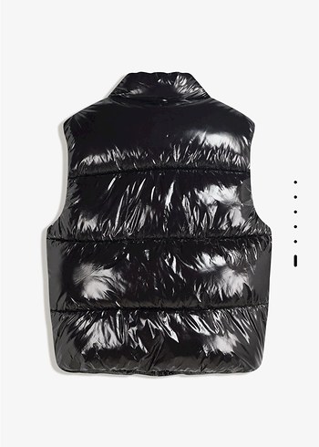 bershka parlak şişme yelek - Görsel 4