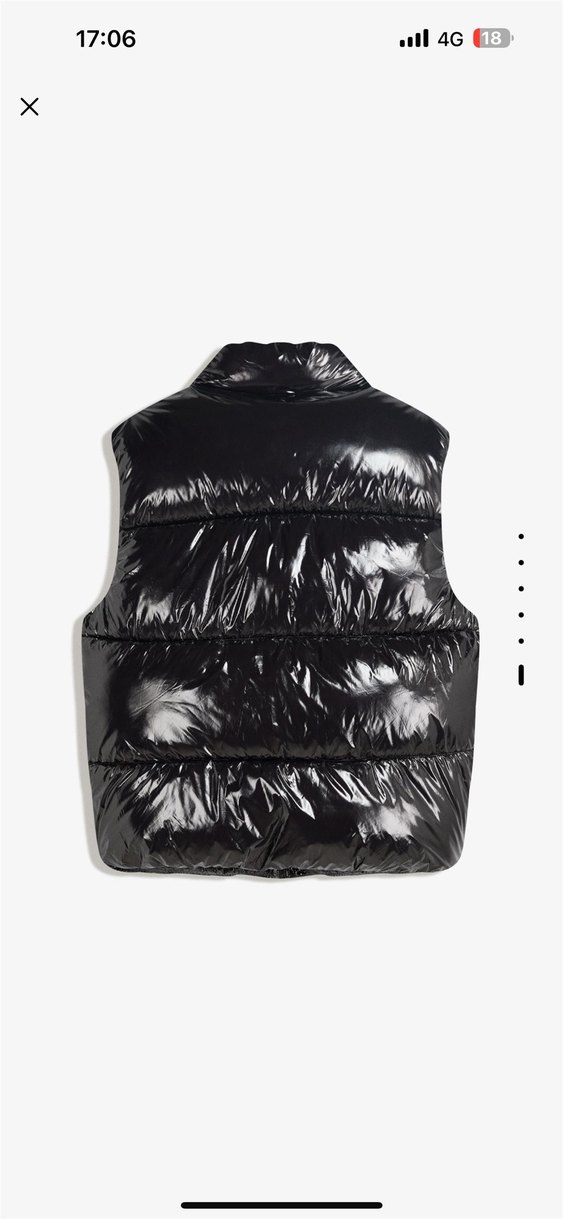 bershka parlak şişme yelek - Görsel 4