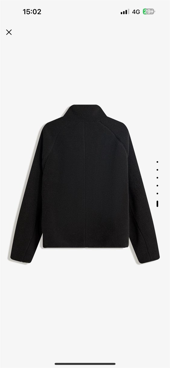 bershka suni yünlü ceket - Görsel 4