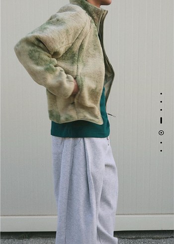 bershka suni yünlü ceket - Görsel 7