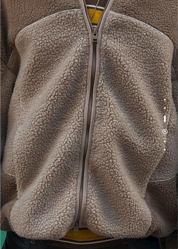 bershka suni yünlü ceket - Görsel 5