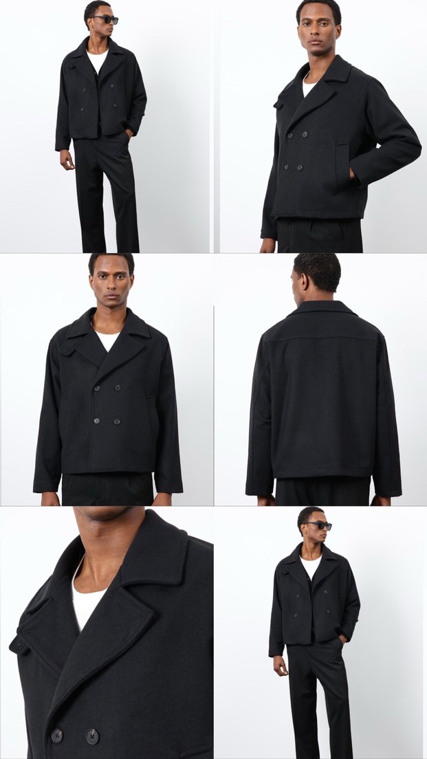 antioch kruvaze kaban - Görsel 5