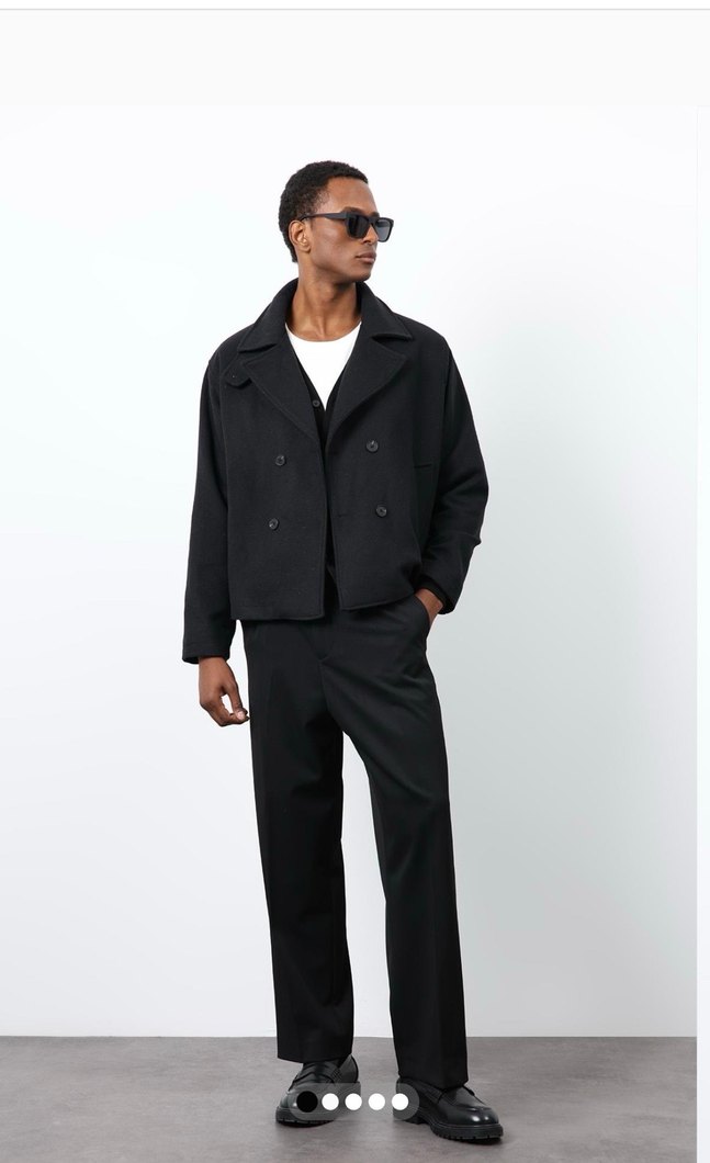 antioch kruvaze kaban - Görsel 4