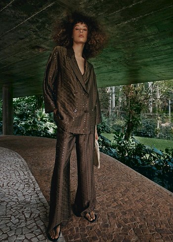 Zara Viral Pullu Kruvaze Blazer