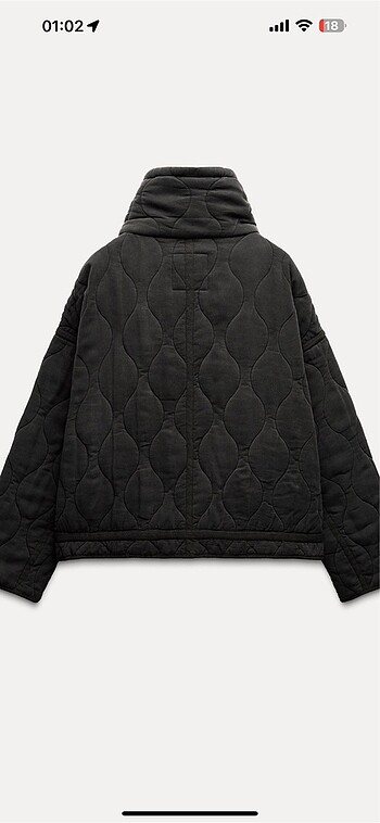 Zara zara zw collection şişme mont