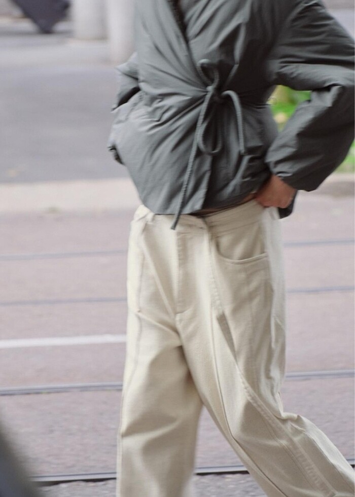 zara zw collection kruvaze kımono ceket - Görsel 2