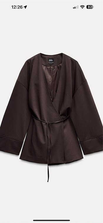zara kruvaze kimono