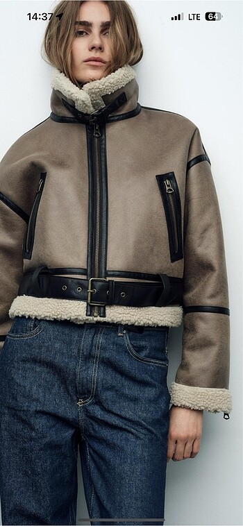 Zara zara astar detaylı kısa ceket