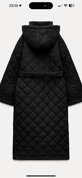 Zara zara zw collection kapitone ceket
