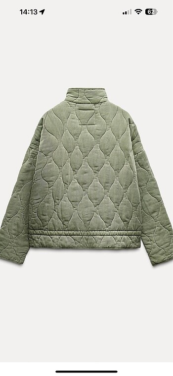 Zara zara zw collection kapitone ceket