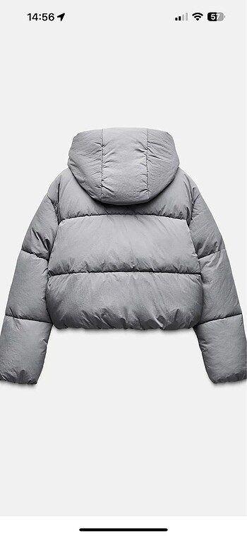 Zara zara şişme anorak