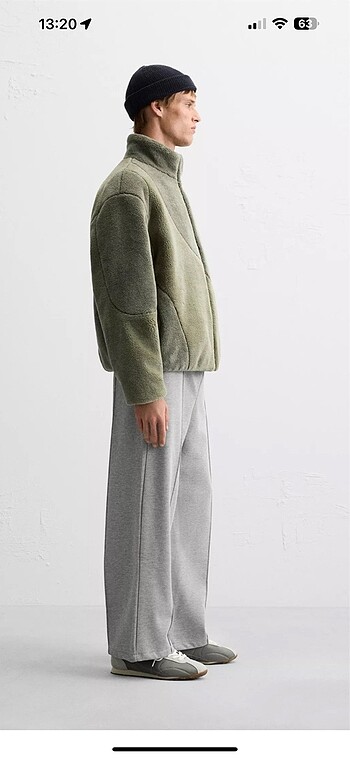s Beden zara suni yünlü ceket oversize