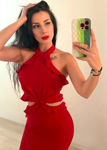 Zara Bağçıklı elbise