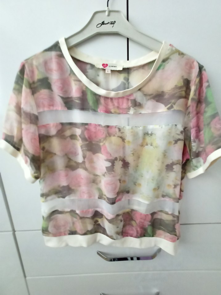 Koton Tül Desenli Bluz - Görsel 2