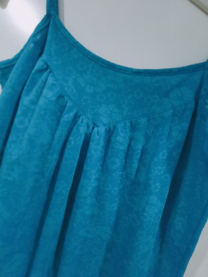 Mavi Salaş  Askılı Bluz - Görsel 3